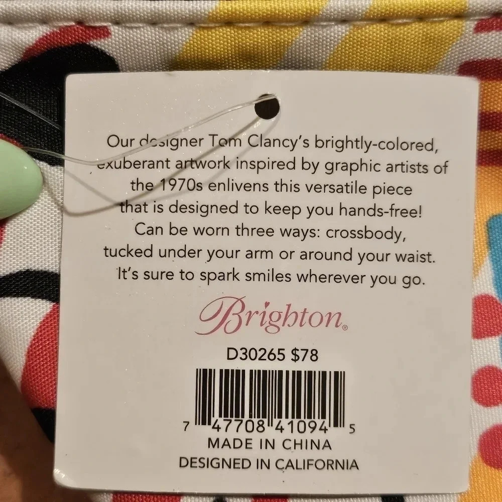 Brighton Graffiti Love Cross Body Belt Bag #D30265 NWT - Picture 12 of 12
